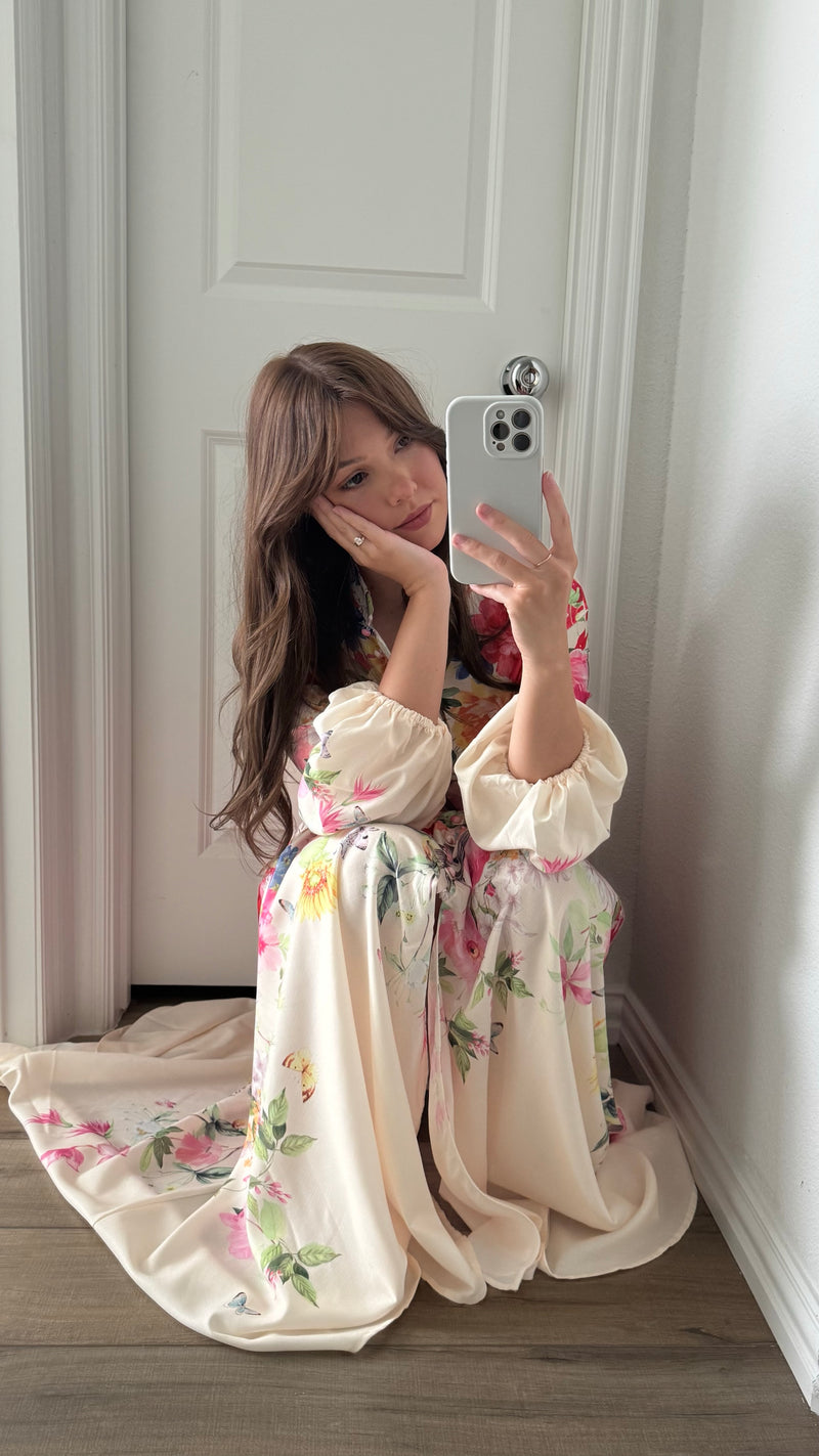 Sheryl Floral Midi Dress