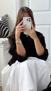 Sammy Smocked Waist Poplin Skirt