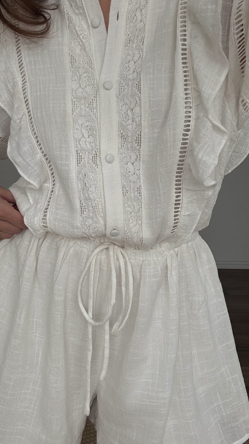 The Belle Époque Lace Romper – LLACIE