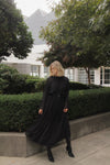 Camille Black Midi Dress