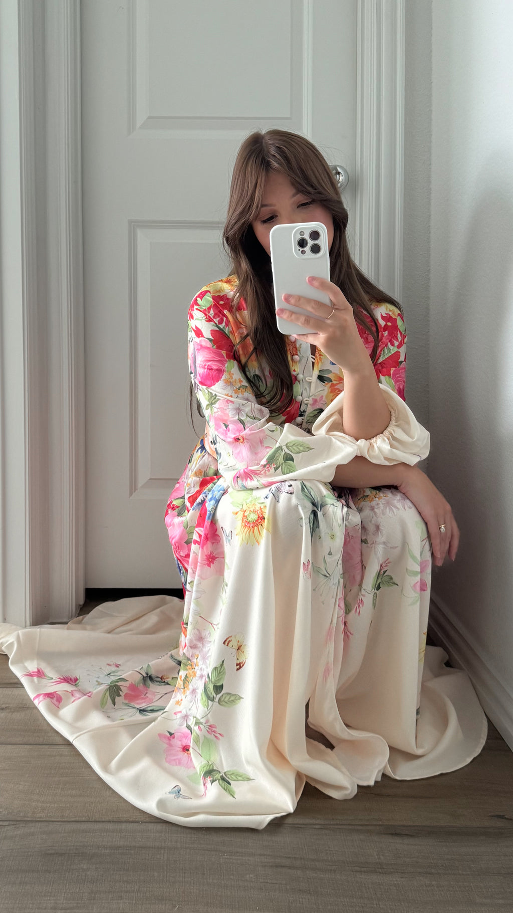 Sheryl Floral Midi Dress