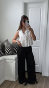 Hilda Ruffle Top