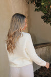 Estey Knit White Cardigan