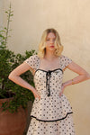 Melissa Midi Polka Dot Dress