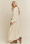 Cozy Cable Knit Maxi Set – Ivory