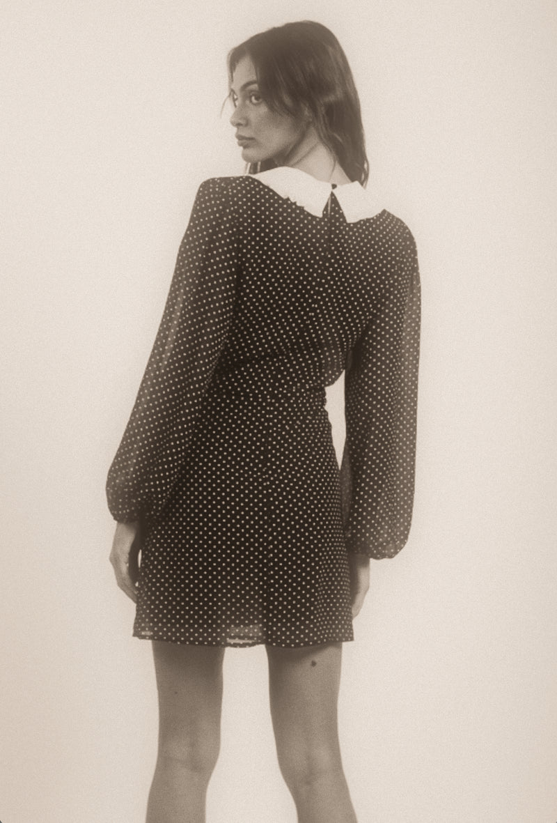 Edalene Mini Polka Dot Dress
