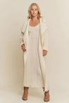 Cozy Cable Knit Maxi Set – Ivory