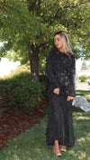 Kate Frill Black Maxi Dress