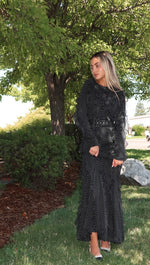 Kate Frill Black Maxi Dress