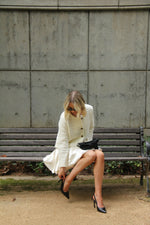 Estey Knit White Cardigan