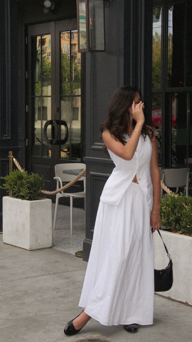 Layne Poplin Maxi Skirt