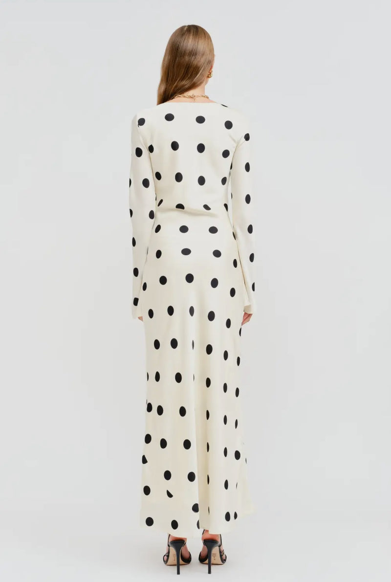 Elegant Eliora Polka Dot Dress