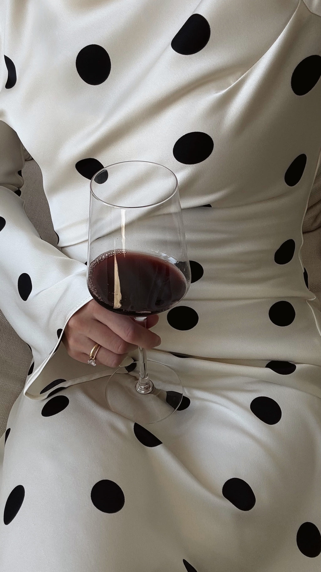 Elegant Eliora Polka Dot Dress