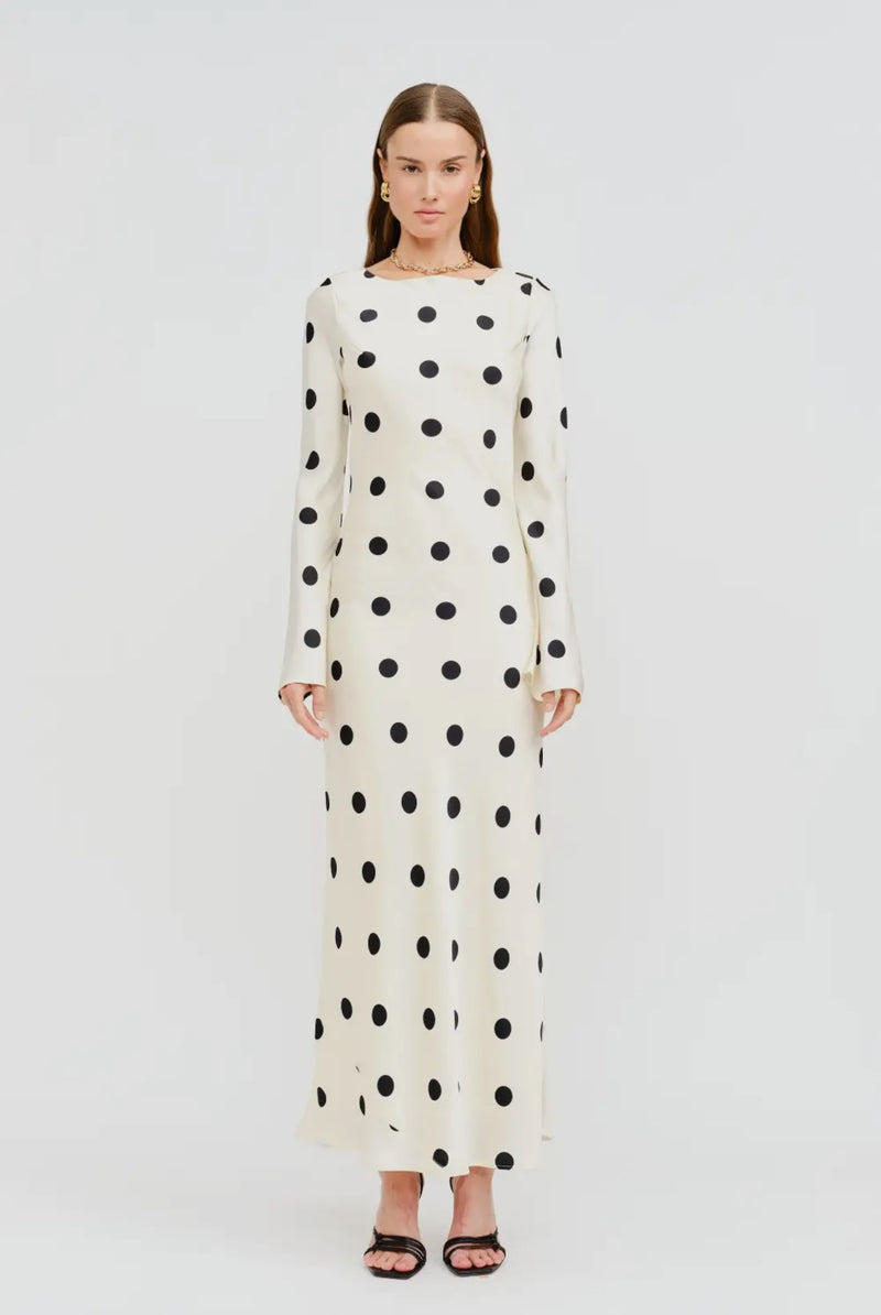 Elegant Eliora Polka Dot Dress
