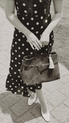 Eleanor Black Polka Dot Dress