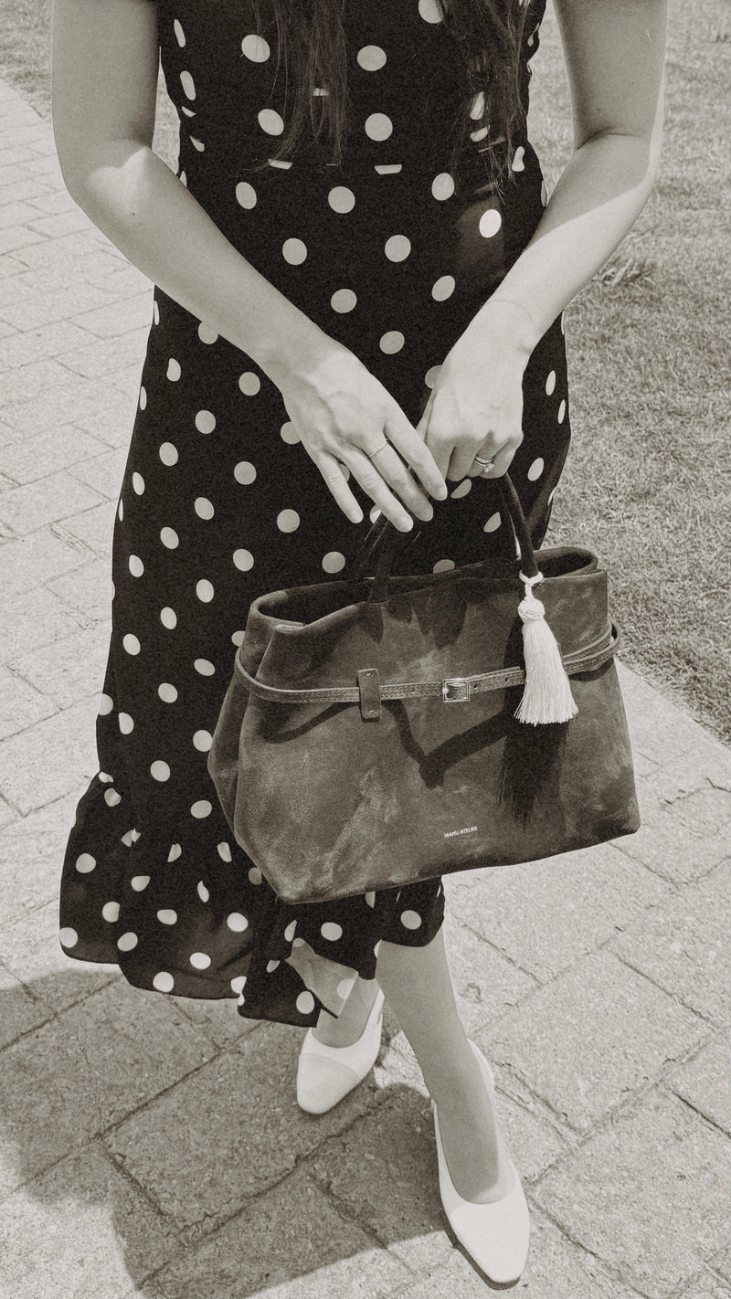 Eleanor Black Polka Dot Dress