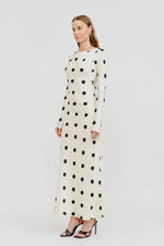 Elegant Eliora Polka Dot Dress