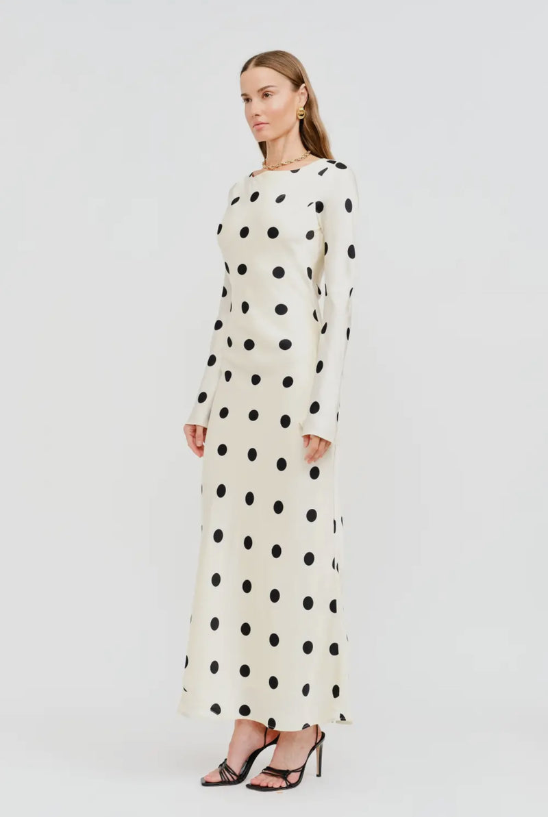 Elegant Eliora Polka Dot Dress