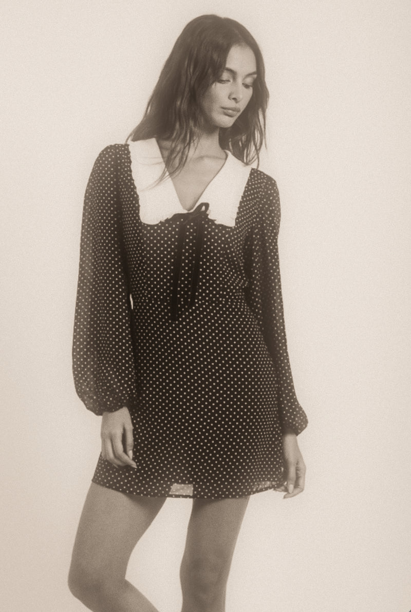 Edalene Mini Polka Dot Dress