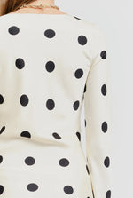Elegant Eliora Polka Dot Dress
