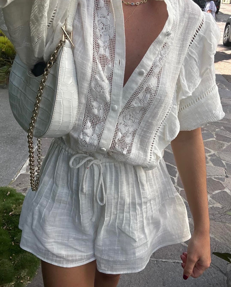 The Belle Époque Lace Romper – LLACIE