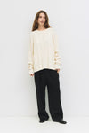 Cotton Hallie Cable Knit Sweater