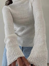 Taylor Textured Cotton Turtleneck Sweater
