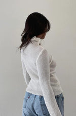 Taylor Textured Cotton Turtleneck Sweater