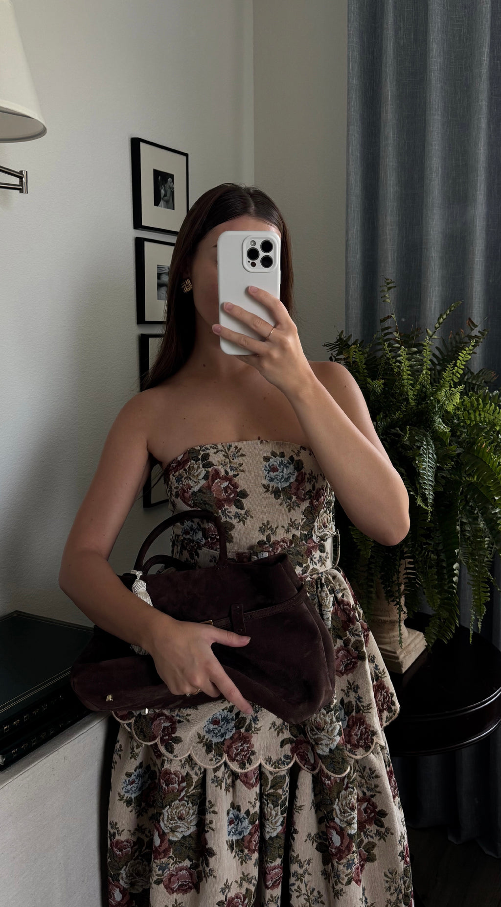 Daisy Tiered Scallop Dress