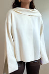 Off-White Asymmetrical Knit Sweater