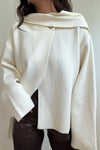 Off-White Asymmetrical Knit Sweater