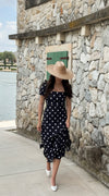 Eleanor Black Polka Dot Dress