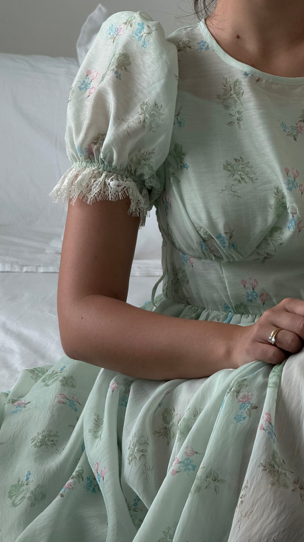 Balmy Sage Midi Dress