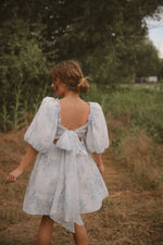 Melody Dusty Blue Mini Dress