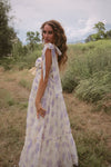 Rosie Lavender Midi Dress