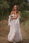 Rosie Lavender Midi Dress