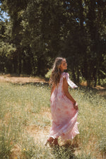 Primrose Pink Floral Midi Dress