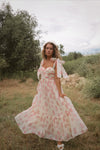 Rosie Pink Midi Dress