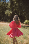 Naomi Fuchsia Belted Dress