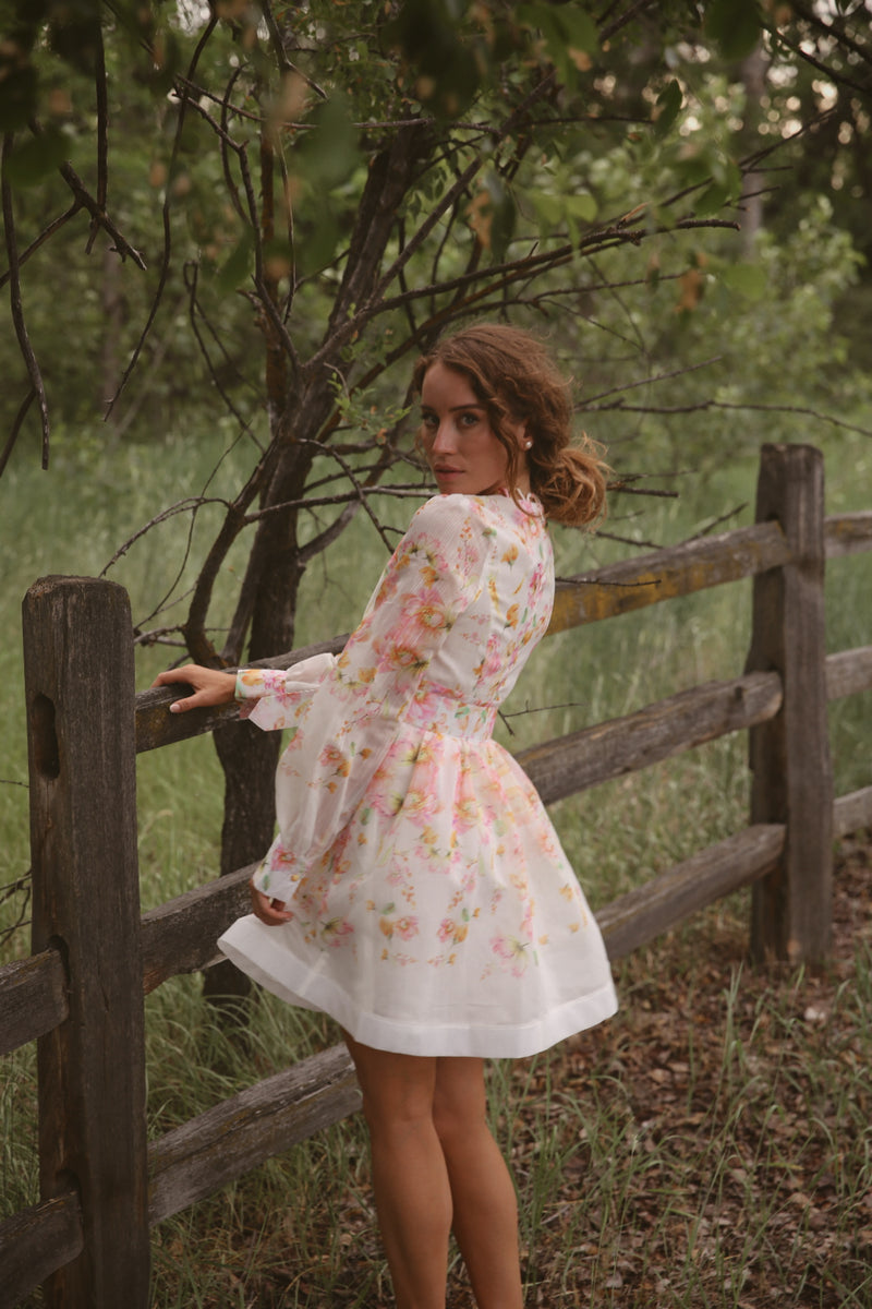 Jenna Floral Belted Dress
