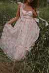 Rosie Pink Midi Dress