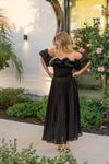 Anya Black Pleated Skirt- FINAL SALE