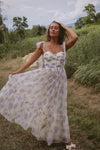 Rosie Lavender Midi Dress