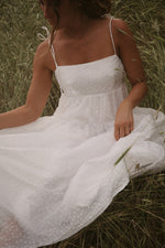 Kate White Swiss Dot Dress -FINAL SALE