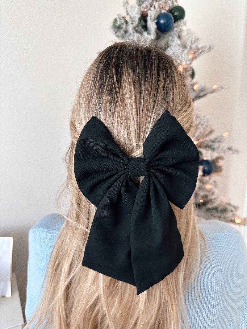 » Black Hair Bow (100% off)