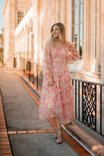 Dahlia Floral Tulle Dress