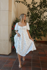 Wendy Blue Pocket Midi Dress PRE-ORDER FEB 5th