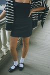 Shelby Black Mini Skirt