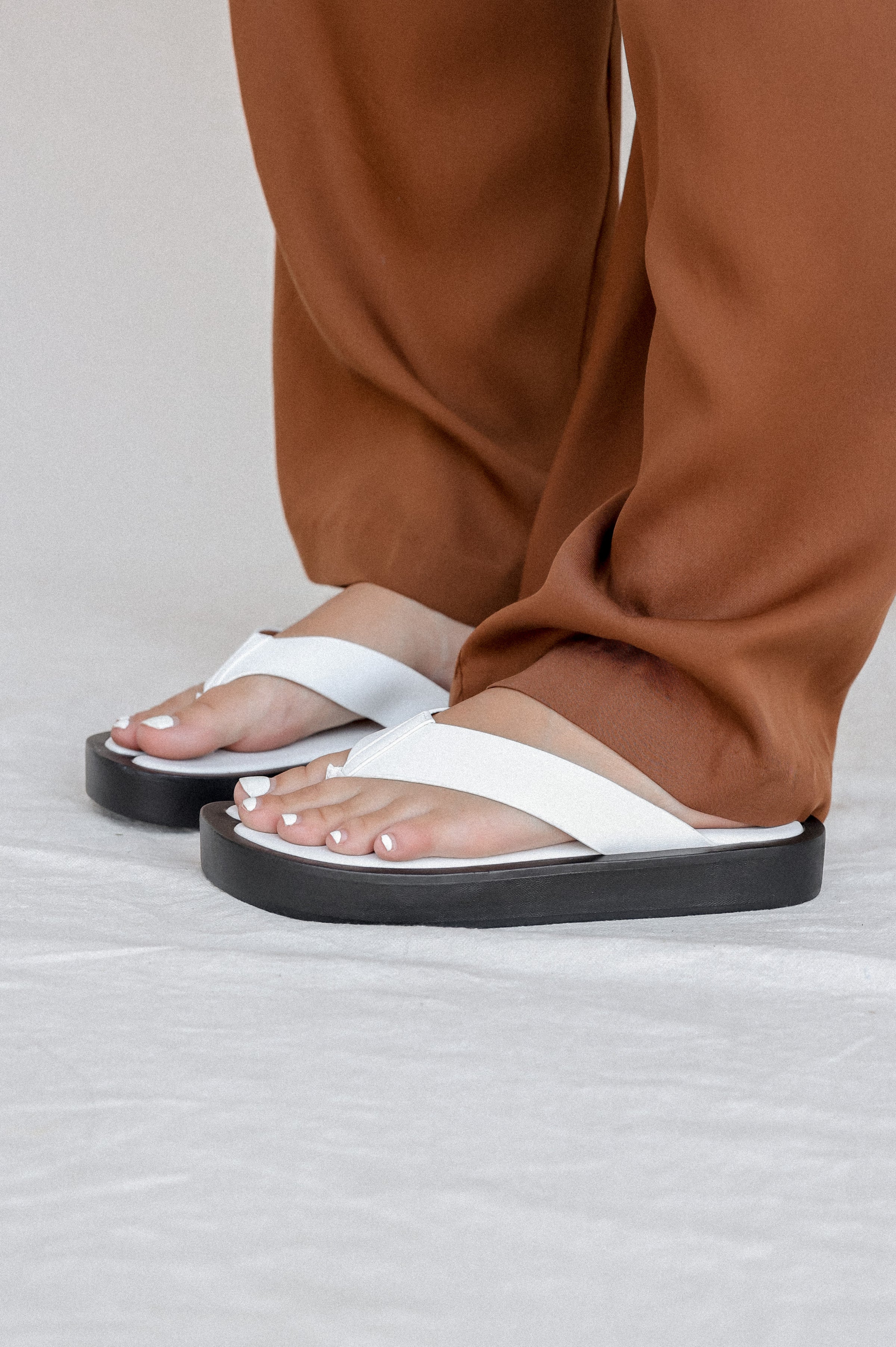 I'm over it: platform flip-flops