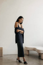 Half Moon Knit Midi Dress - LLACIE 